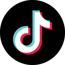 Tiktok logo on a dark background becomes study flashcards.