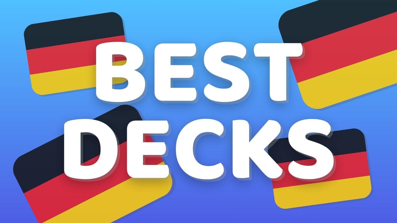 Best German Flashcard Decks 2024